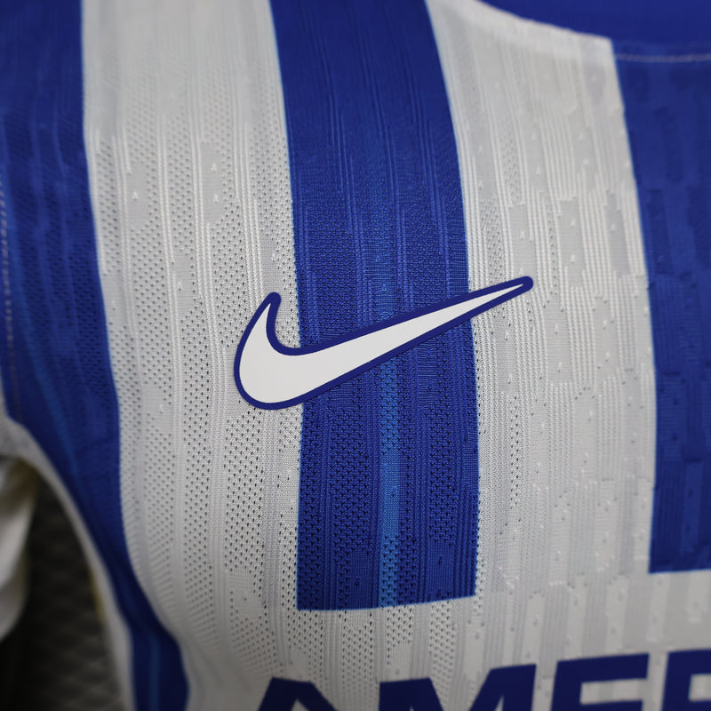 Camisa do Brighton I 24/25 JOGADOR Branca e Azul