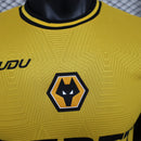 Camisa do Wolves I 24/25 JOGADOR Amarela