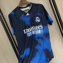 Camisa do Real Madrid Joint Edition 18/19 Torcedor Preta e Azul RETRO