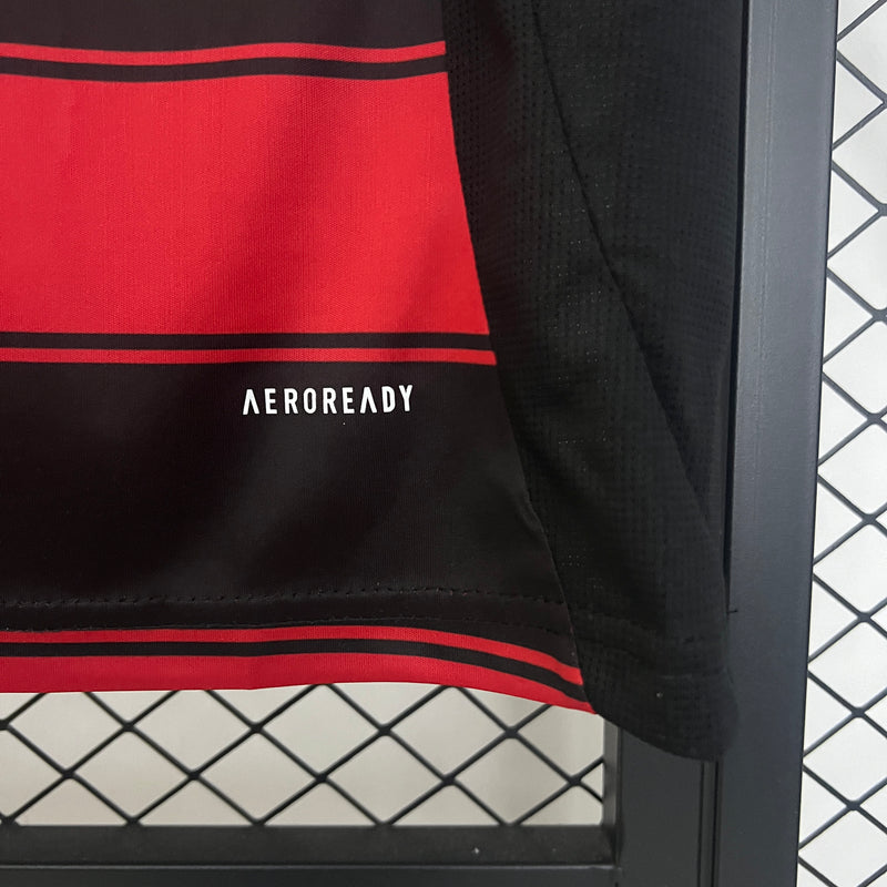 Camisa do Flamengo I 25/26 Torcedor Preta e Vermelha