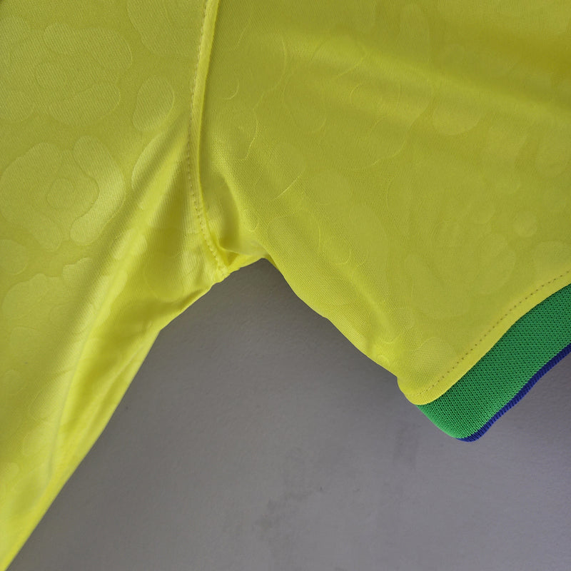 Camisa da Seleção Brasileira I 2022 Torcedor Amarela