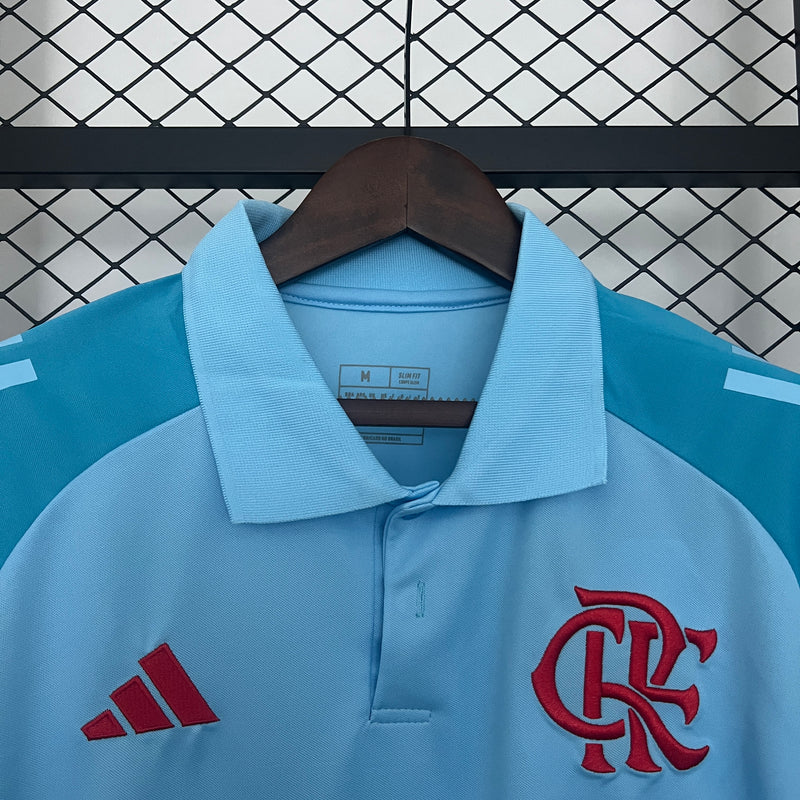 Camisa do Flamengo Polo Treino 25/26 Torcedor Azul