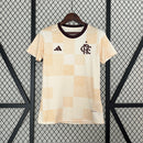 Camisa Feminina do Flamengo Edição Especial 24/25 Torcedor Bege