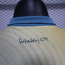 Camisa do Manchester City IIII 24/25 JOGADOR Amarela