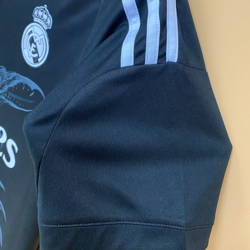 Camisa do Real Madrid III 14/15 Torcedor Preta RETRO