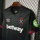 Camisa do West Ham United II 24/25 Torcedor Preta
