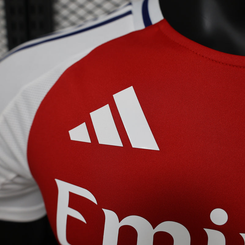 Camisa do Arsenal I 24/25 JOGADOR Vermelha