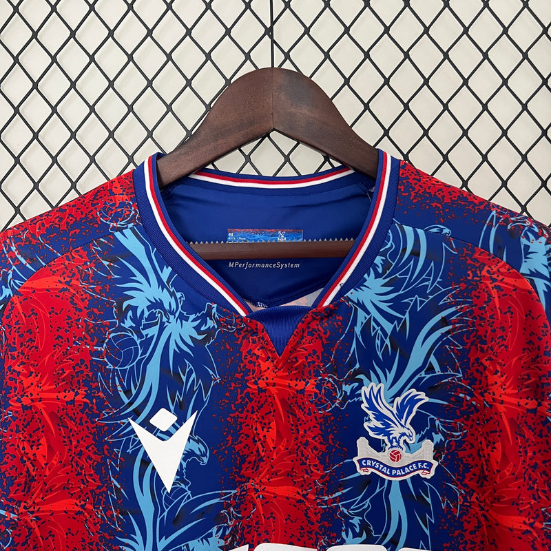 Camisa do Crystal Palace I 24/25 Torcedor Azul e Vermelho