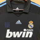 Camisa do Real Madrid II 09/10 Torcedor Preta RETRO