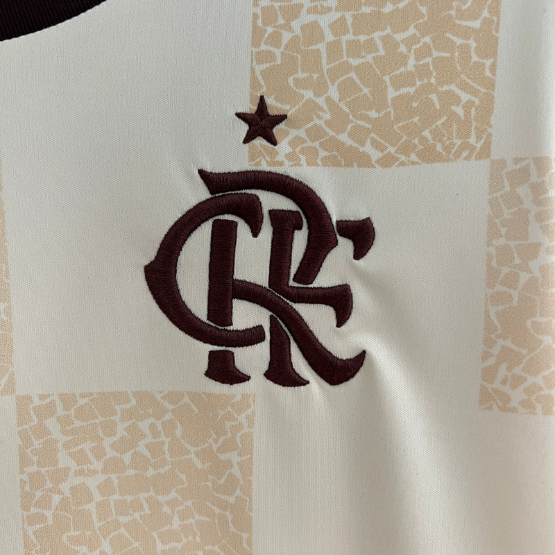 Camisa Feminina do Flamengo Edição Especial 24/25 Torcedor Bege