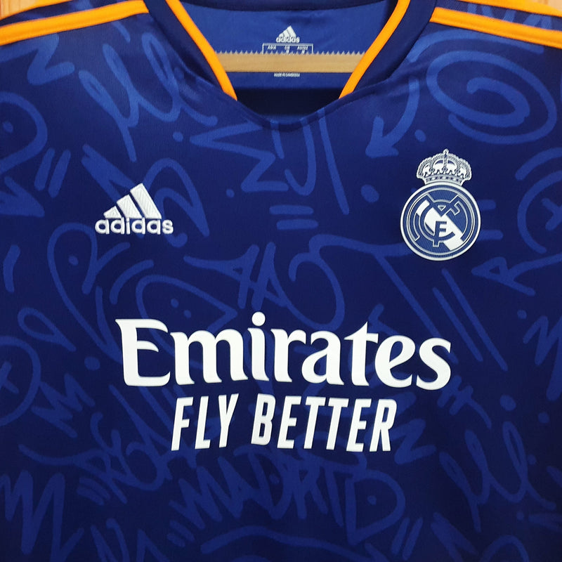 Camisa do Real Madrid II 21/22 Torcedor Azul